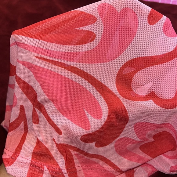 New, Mesh “Hearts” Rave skirt - Picture 4 of 9